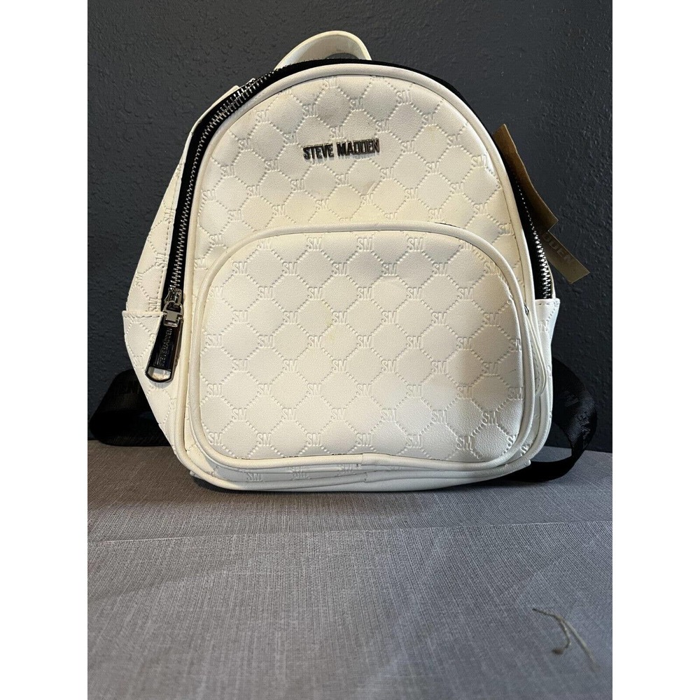 Steve Madden BBLogo Mini Vegan Backpack Lilac Fog Viral Tik Tok Trendy NWT